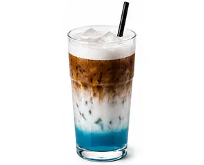 Blue Macchiato Script